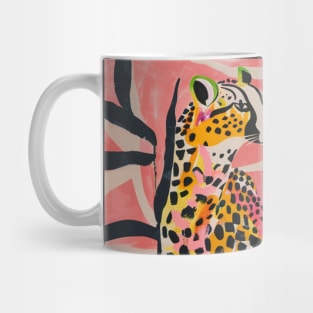 Pink Cheetah Jungle Boho Mug